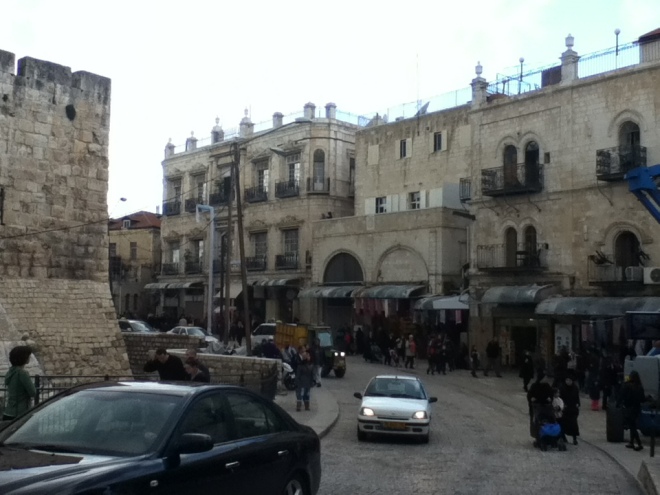 Omar Ben el Hatab St, the opening boulevard of Old Jerusalem